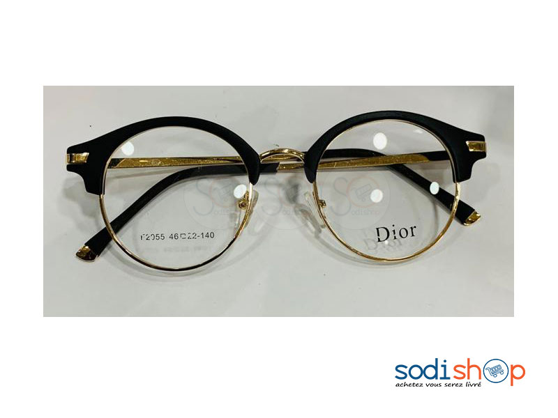 Monture de Lunette Correcteur Forme Ronde Marque Dior DI0026 SodiShop Guinee