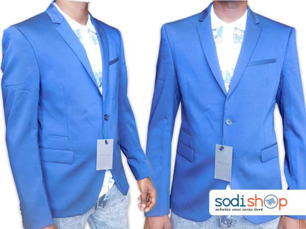 Blazer ZARA, Veste Pour Homme, Très Elégant Couleur Bleu UN0079