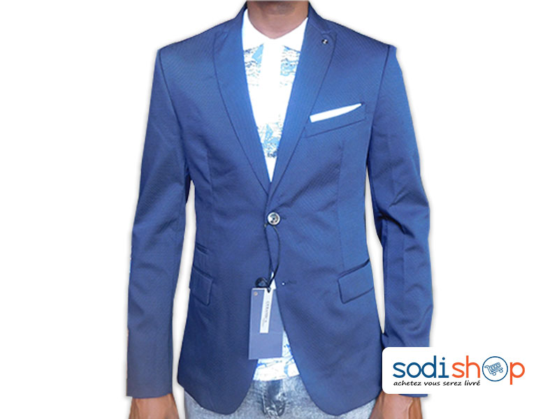 Blazer avec Broche, Marque Zara, Tissu en Maille Très Class, Veste