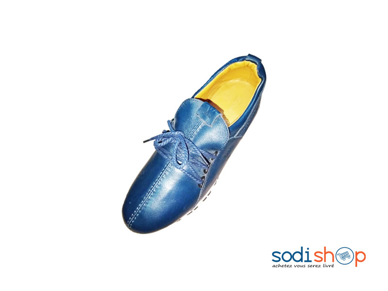 Chaussure Louis Vuitton Couleur Bleu Haute Qualité Pour Homme