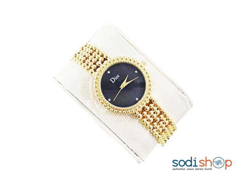 Montre Dior Accessoire Élégant Couleur Or Pour Femme MP00145