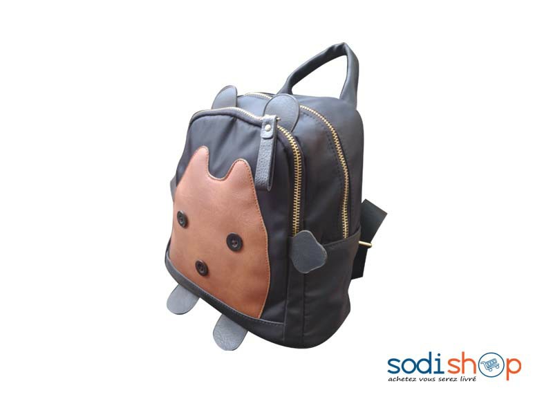 Sac à Dos Pour Enfant Imprimé Personnalisé Couleur Noir et