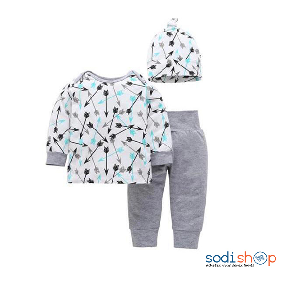 Habit Pour Enfant Survêtement Bonnet Pièces Couleur Blanc et