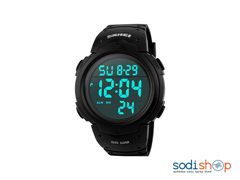 Montre Sport SKMEI D1068 Étanche 50M à LED et Eclairage Pour - Main Image