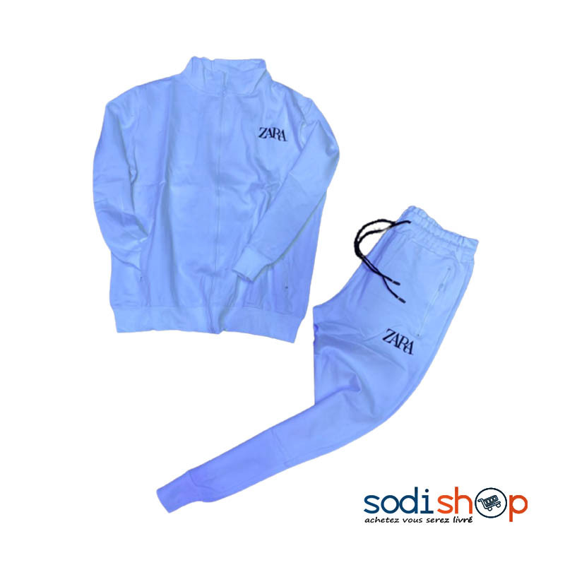 Survêtement Zara Vêtement Authentique Couleur Blanc TSU00186