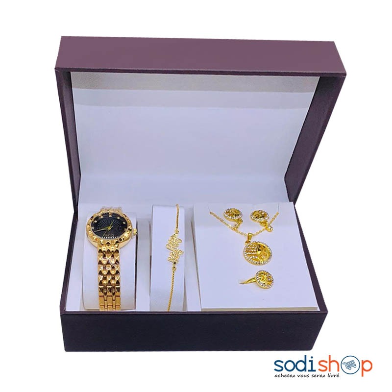 Coffret Cadeau Pour Femme Montre et Bracelet Gucci Accessoires