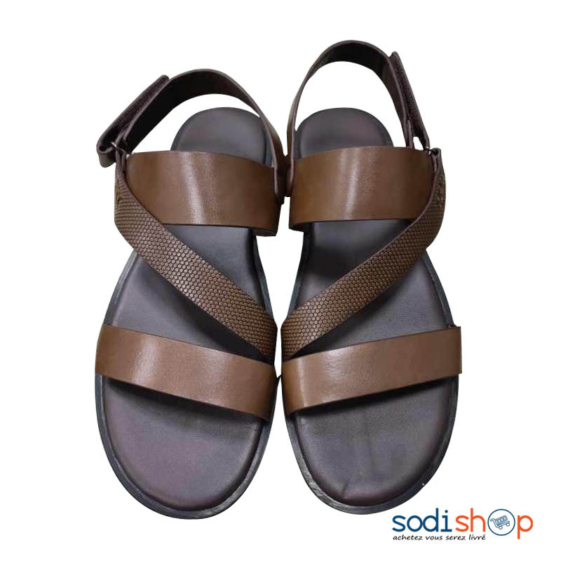 Homme Cuir Tong Homme Tissu Der Design Sandale Cuir Homme DER DESIGN